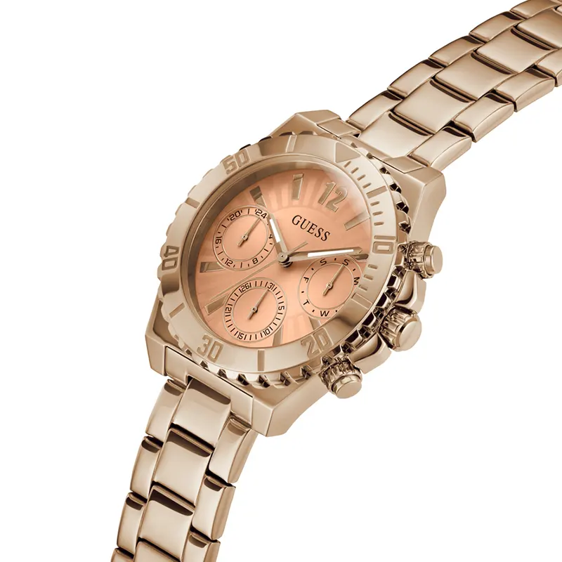 Guess Phoebe Multi-function Rose Gold-tone Dial Ladies Watch- GW0696L3